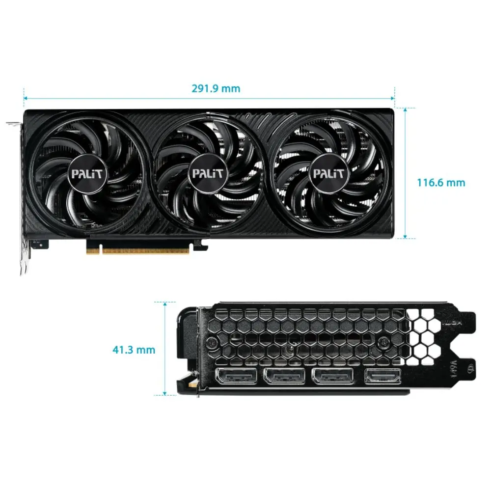 GPU RTX 5060 TI 16GB PALIT INFINITY 3 BLACK - Gaming DZ Informatique Store